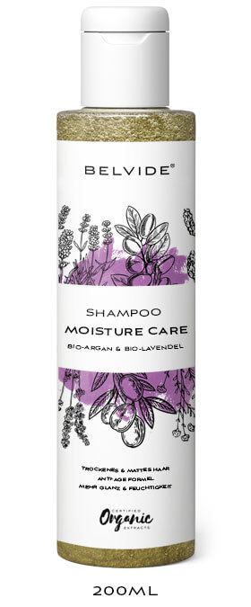 Moisture Care - Bio Argan Shampoo gegen mattes und trockenes Haar