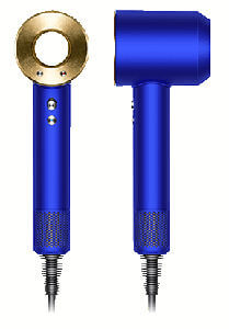 Dyson Supersonic Farbe Blau Gold Haartrockner Test