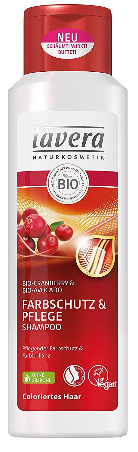Lavera Farbschutz Pflege Shampoo - Bio Cranberry & Bio Avocado