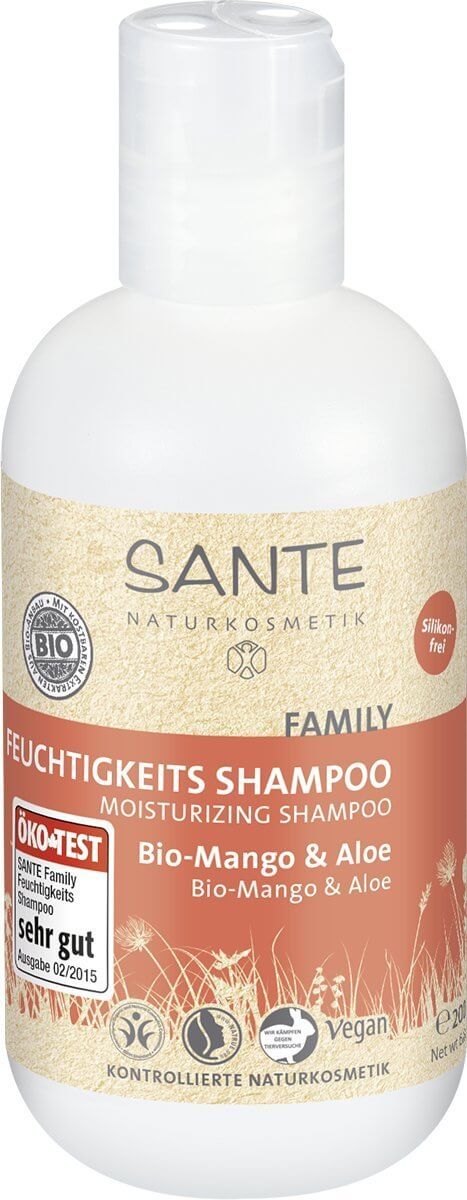 SANTE Feuchtigkeits Shampoo Bio-Mango und Aloe