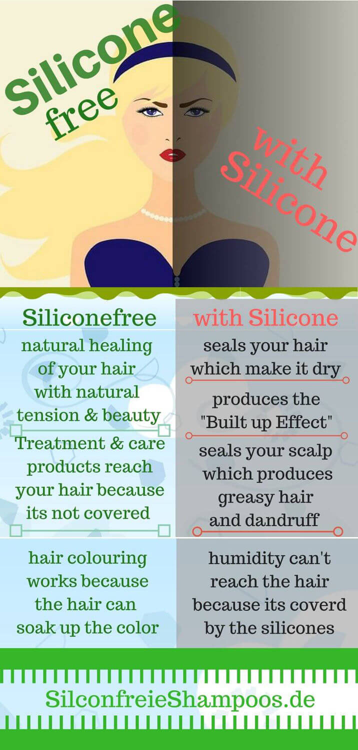 Infografik - silicone free hair care